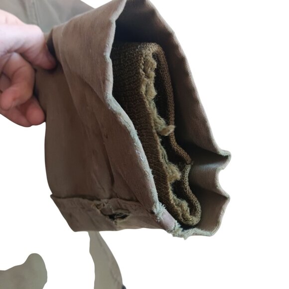 Large Vintage Men's Deck Jacket 60s 70s Vietnam A2 Navy Stenciled Distress - Picture 13 of 16